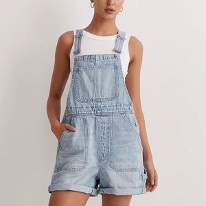 Madewell Denim Overall Shorts